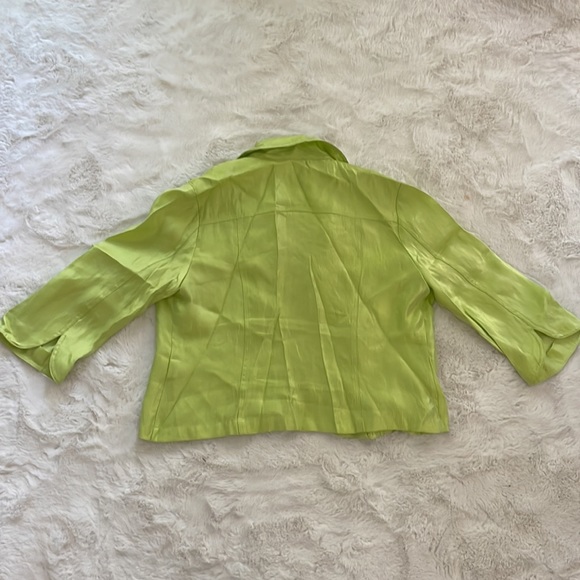 Ruby Rd.| Lime Green Jacket - Picture 5 of 6